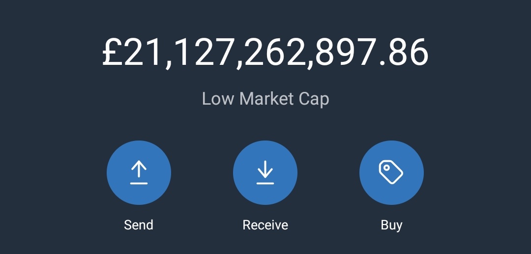 cryptaxia's tweet photo. Aww my wealth is ever-increasing. Thanks for all this money that doesn't exist @TrustWallet 💕 https://t.co/p8oT5mlVig