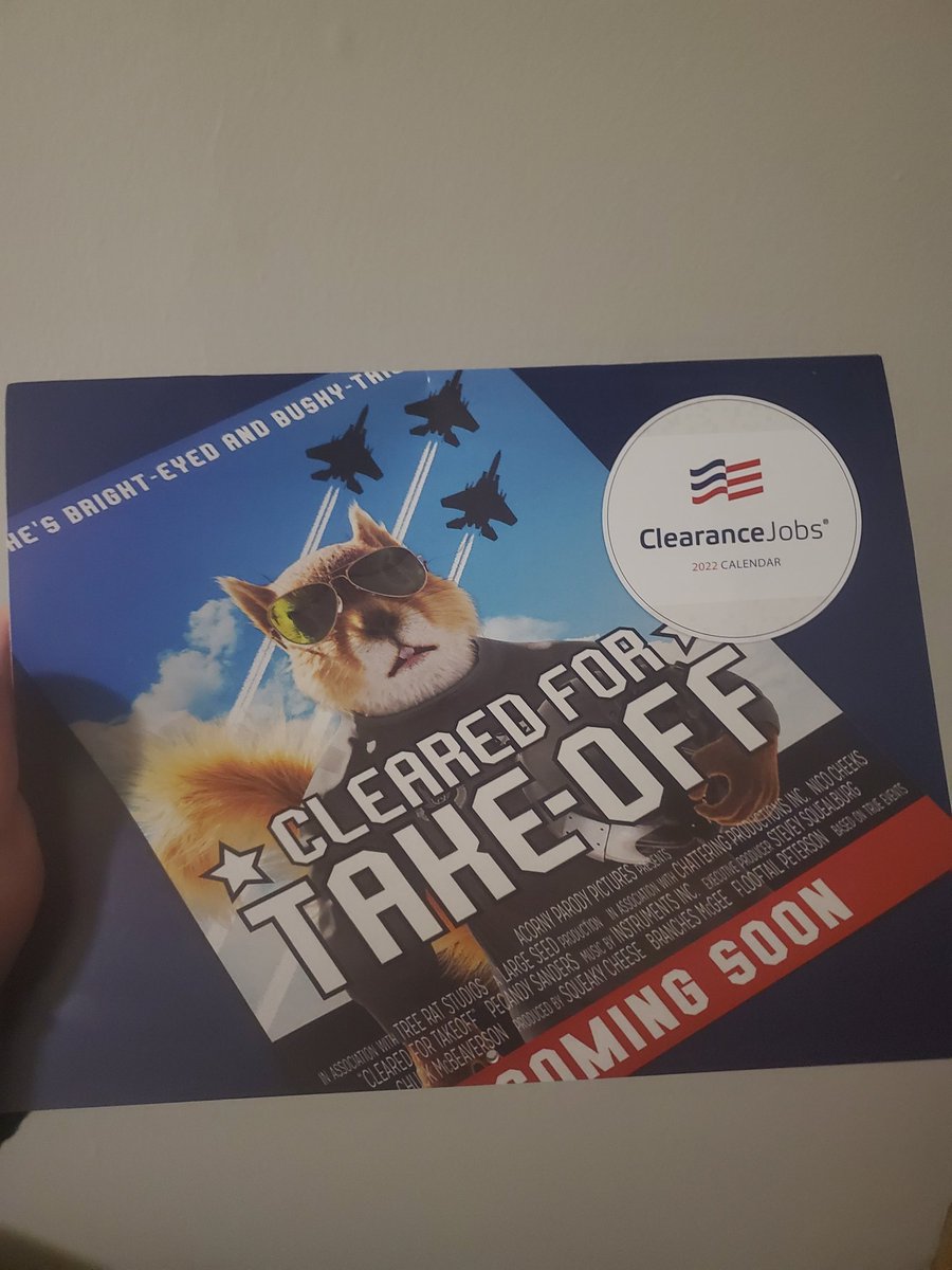 midwesternexile's tweet photo. So psyched this came today, thank you, @ClearanceJobs!! https://t.co/QJBJq6JR7H