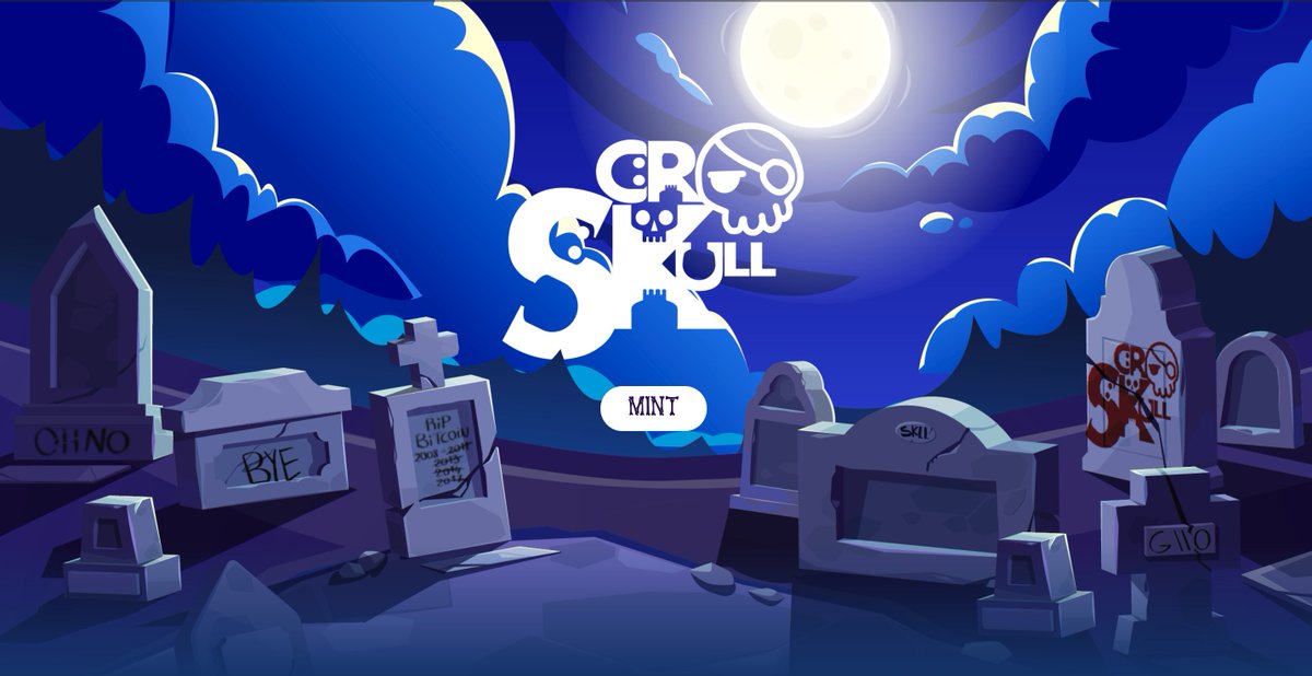 CroskullNFT's tweet photo. 👀 Last things fixed and our site is online: https://t.co/5hUz5NXvJZ

🎁 To celebrate, 100 #CRO to one lucky winner. 

1⃣Like, Follow, RT
2⃣Join Discord: https://t.co/RVjrVsgmbI
3⃣Tag 3 #NFT friends

⏰ 48H

#CroSkull #NFTGiveaway #LoadedLions #Cronos #FFTB #cronosnft #crofam https://t.co/bnGsiZS07v