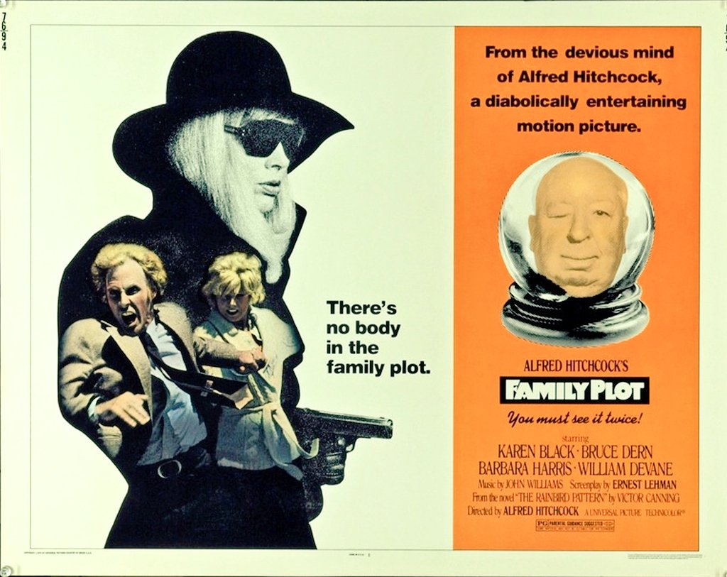 MacReadys_Beard's tweet photo. #70FilmsFromThe70s 69/70
Family Plot ('76)
⭐⭐⭐½
The last film #AlfredHithcock made, in my opinion, doesn't get enough love. A wonderfully entertaining & often funny crime thriller, with a great cast. It also marks my 100th film in which #EdithHead designed the costumes
#1970s https://t.co/7vjD4bxYlW