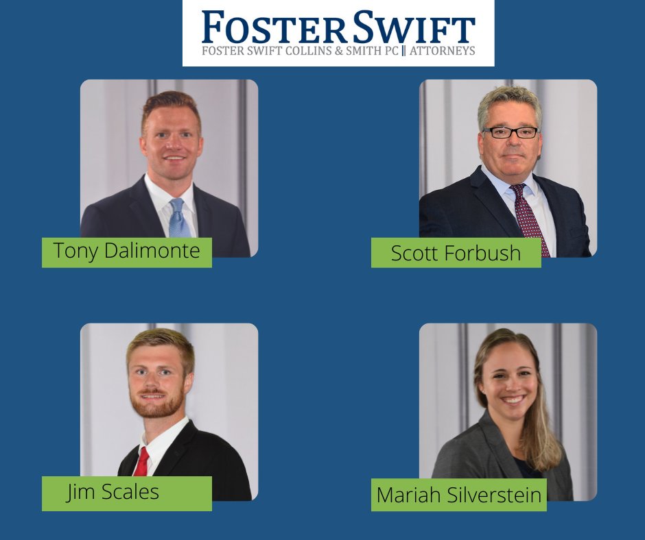Foster Swift is excited to announce the hiring of four new attorney’s. Over the next four days stay tuned to find out more about what they will bring to the firm!