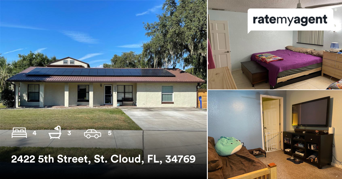 tecnitelonline's tweet photo. 4 🛏 3 🛀 5 🚘
📍 2422 5th Street, St. Cloud, FL, 34769

My latest sale on #ratemyagent
https://t.co/2F1PzHFUle https://t.co/hyT9STVIaq
