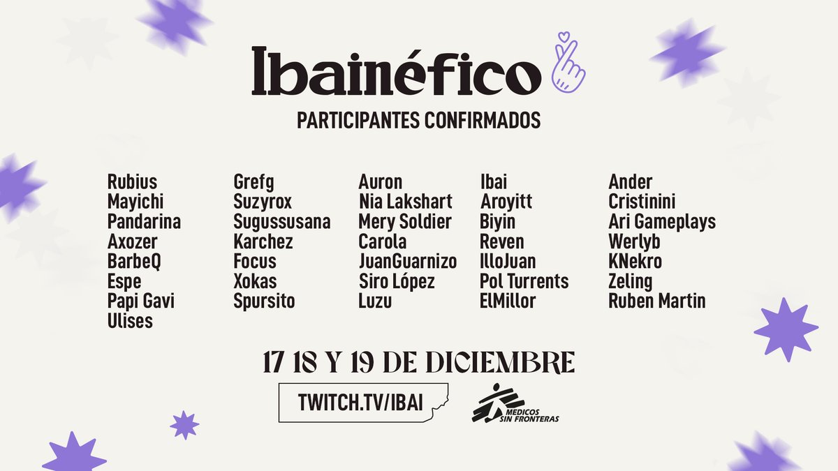 IbaiLlanos's tweet photo. QUINTA EDICIÓN DEL IBAINÉFICO 

(faltan 5 o 6 participantes más por confirmar que probablemente estarán)

SE VIENE https://t.co/qJCbP6myxN