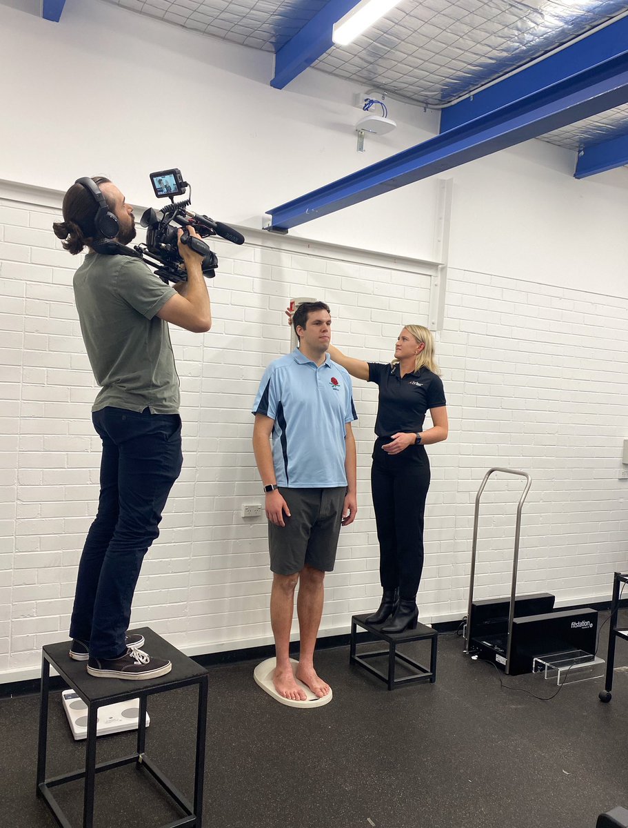 BRLUOW's tweet photo. Such a wonderful opportunity to have @WINNews_Woll &amp; @nathan_dart visit our lab yesterday to showcase Maddy’s research into netball-specific footwear for men. 

Stay tuned to see our story shared in the lead up to the release of the first ever documentary on men’s netball 👀 https://t.co/ZPYd3EU0qA