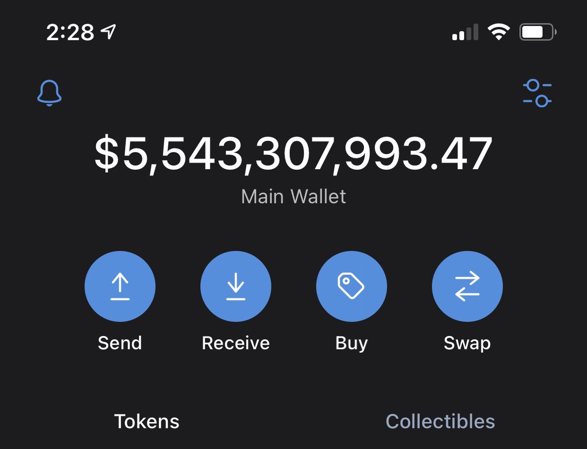 ThatKidVicious's tweet photo. @tommypugsley @TrustWallet Lol, my wallet shows over 5 billion 🤣🤣 https://t.co/o2rrFdXSMJ