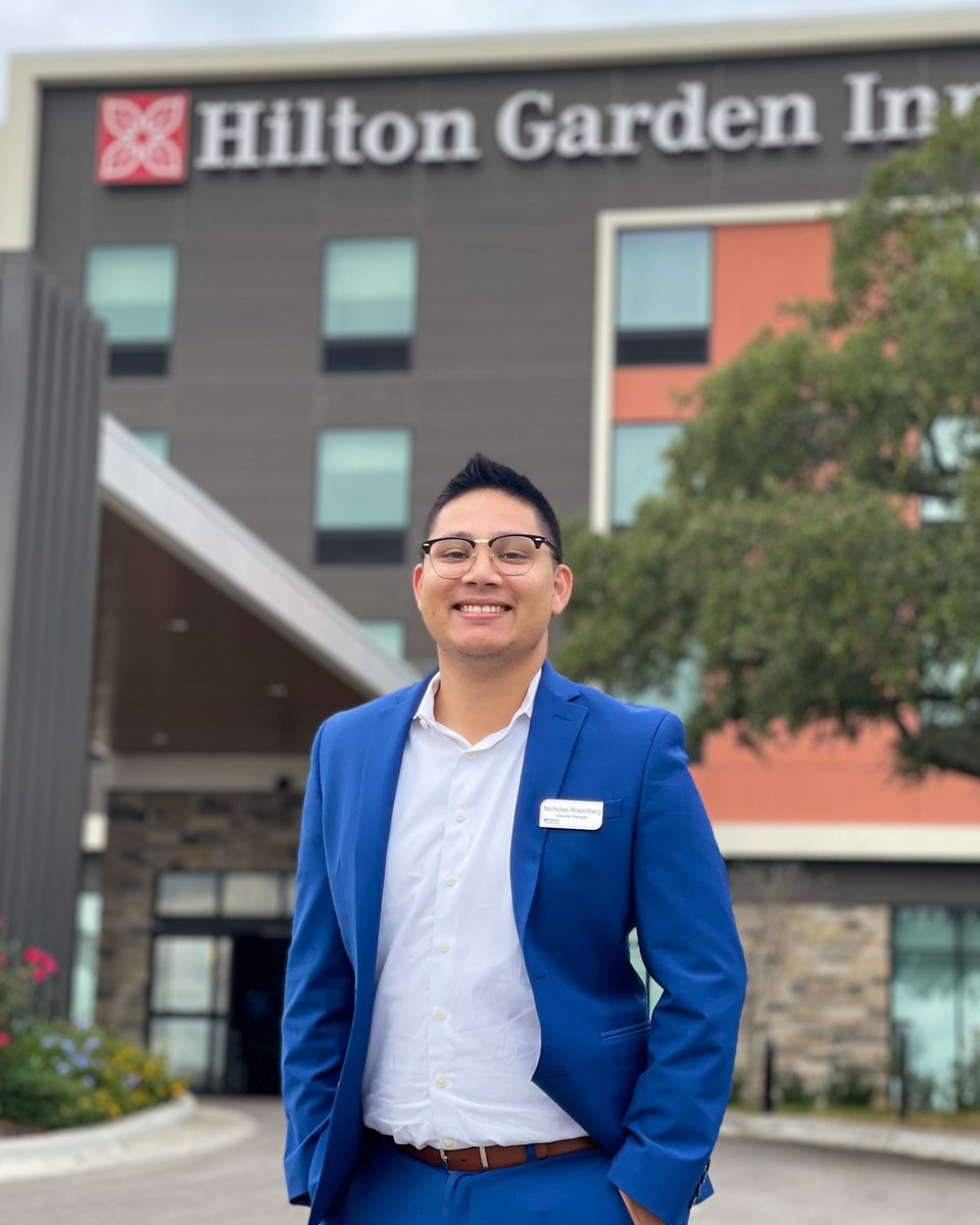tps_austin's tweet photo. Special shout out to our General Manager, Nicholas Rosenberg, who recently earned a well-deserved #promotion to DUAL General Manager of TownePlace Suites by Marriott Austin North/Lakeline &amp; Hilton Garden Inn Cedar Park Austin (Austin, TX)! ⭐👏 https://t.co/TtOd1gznrn