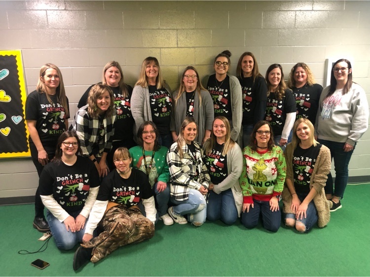 FMCSDKnights's tweet photo. K, 1 and 2 students had fun celebrating Grinch Day. They played Bingo, ate snacks and had Grinch-themed snacks. They ended the day with a movie and a special visit from the Grinch himself! The Grinch showed us it is important to be kind. https://t.co/gg7i5SyGHY