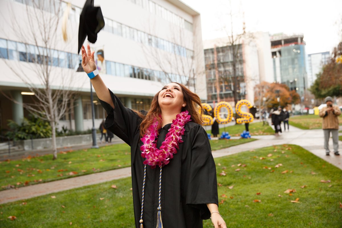 SJSU's tweet photo. Congratulations, class of 2020 and class of 2021. 🎓 ✨ We loved seeing some of you walk across the stage in person so far and couldn't be more proud! Go Spartans! 🙌 🥳 https://t.co/JEH2IIljMM
