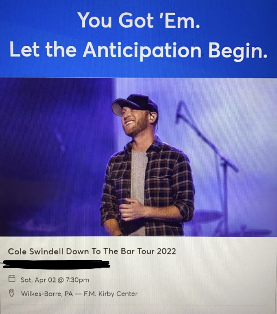 Ready for my first <a href="/coleswindell/">Cole Swindell</a> concert!!!!