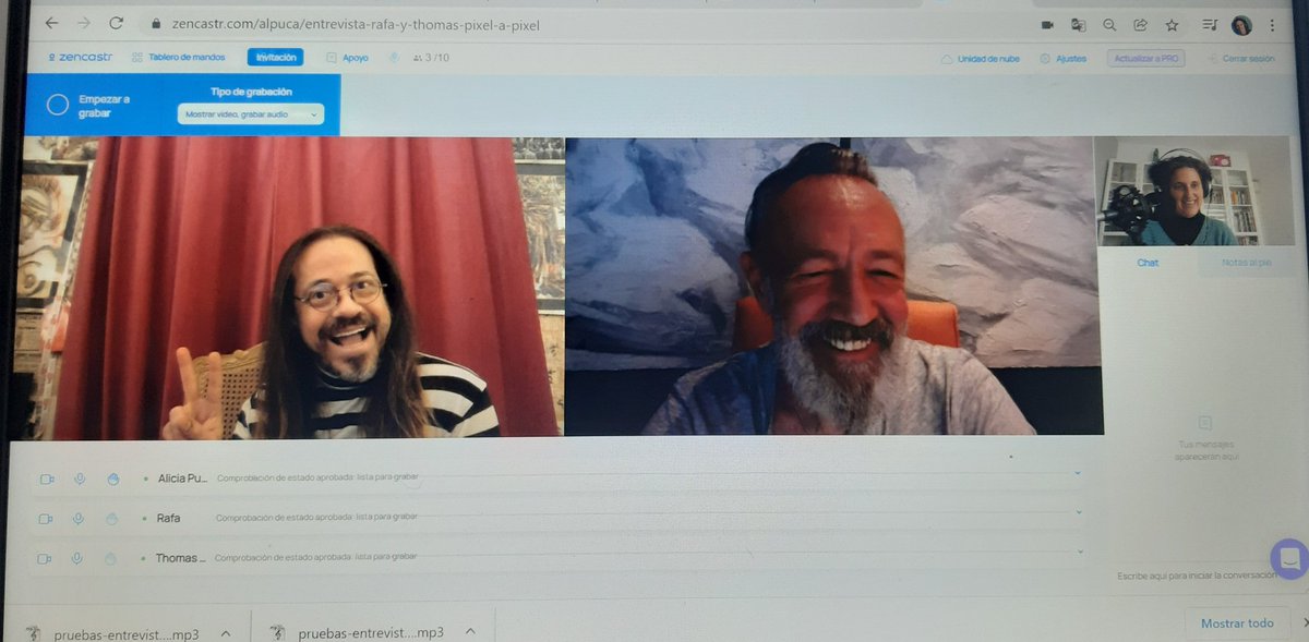 AliciaPuenteC's tweet photo. He pasado una mañana de lo más entretenida charlando con @rafasanchez_es y @thomas_handle ¡Qué duo más simpático y marchoso para celebrar la Navidad! Mañana en #Mágicos80 nos presentan #PixelAPixel ¡Os espero en @solradiomadrid desde las 21h! 99.8 y 107.1 FM https://t.co/iEy9WGIVLT