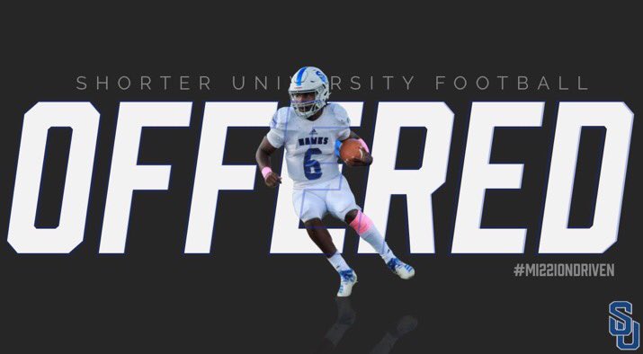 DenzelAlexandr3's tweet photo. After a great talk with @coachmorrison58 I am honored and blessed to receive an offer from @ShorterHawks @RecruitGeorgia @NCCEaglesFb https://t.co/82ybPOvZFb