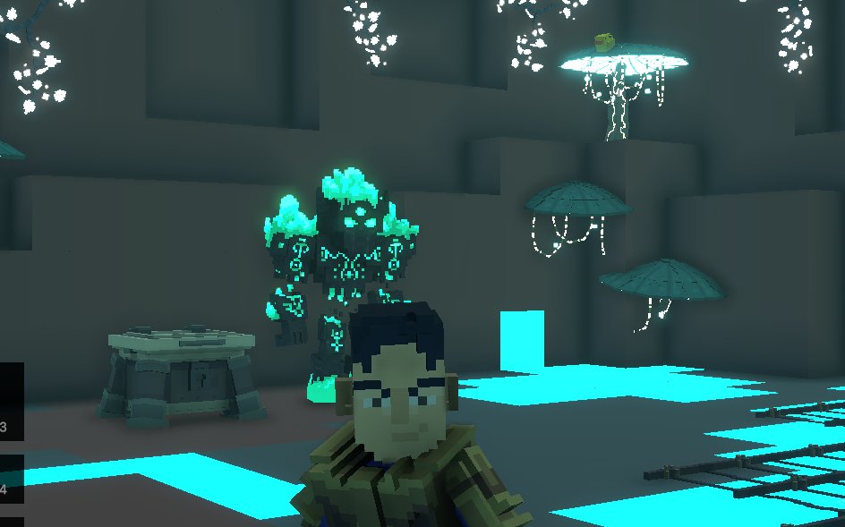 DpremiumLP's tweet photo. @TheSandboxGame there are the two living rocks in the pit but i always loved the design of the emerald giant, so 3.
good luck to everyone trying to win a #alphapasses https://t.co/eKhiyRvWrY