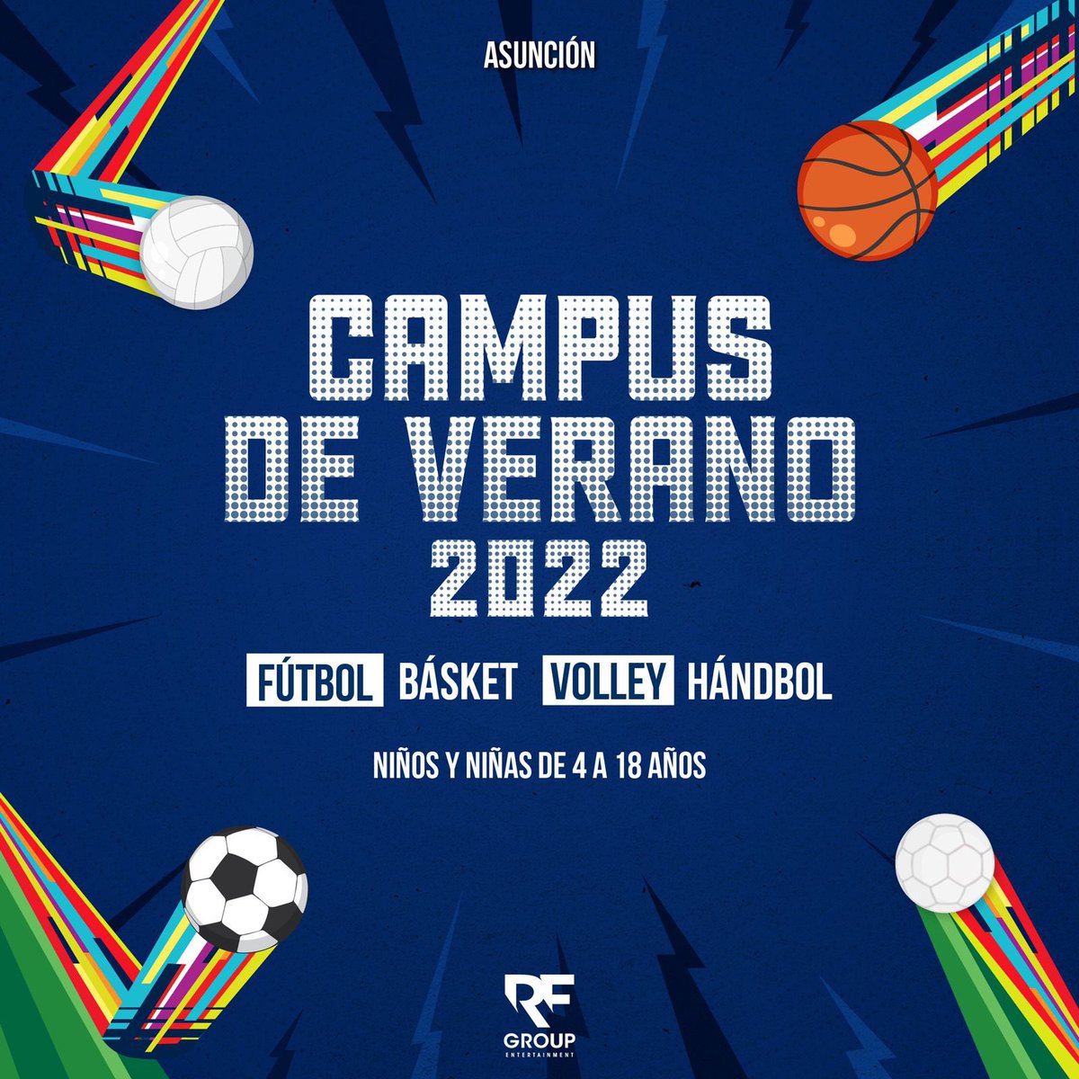 CampusPF5's tweet photo. ¡EL CAMPUS PARA TODOS! 🙌🏼
No queremos seguir esperando para contarte todo lo que se viene 🤩
¡Te damos a elegir el deporte que más te guste! 👇🏼
-Fúbtol
- Básquetbol
- Vóleibol
- Hándbol
¡Quedate atento a nuestras redes, que las inscripciones se habilitan en breve!
#rfgroup https://t.co/CtTwlBqFWr
