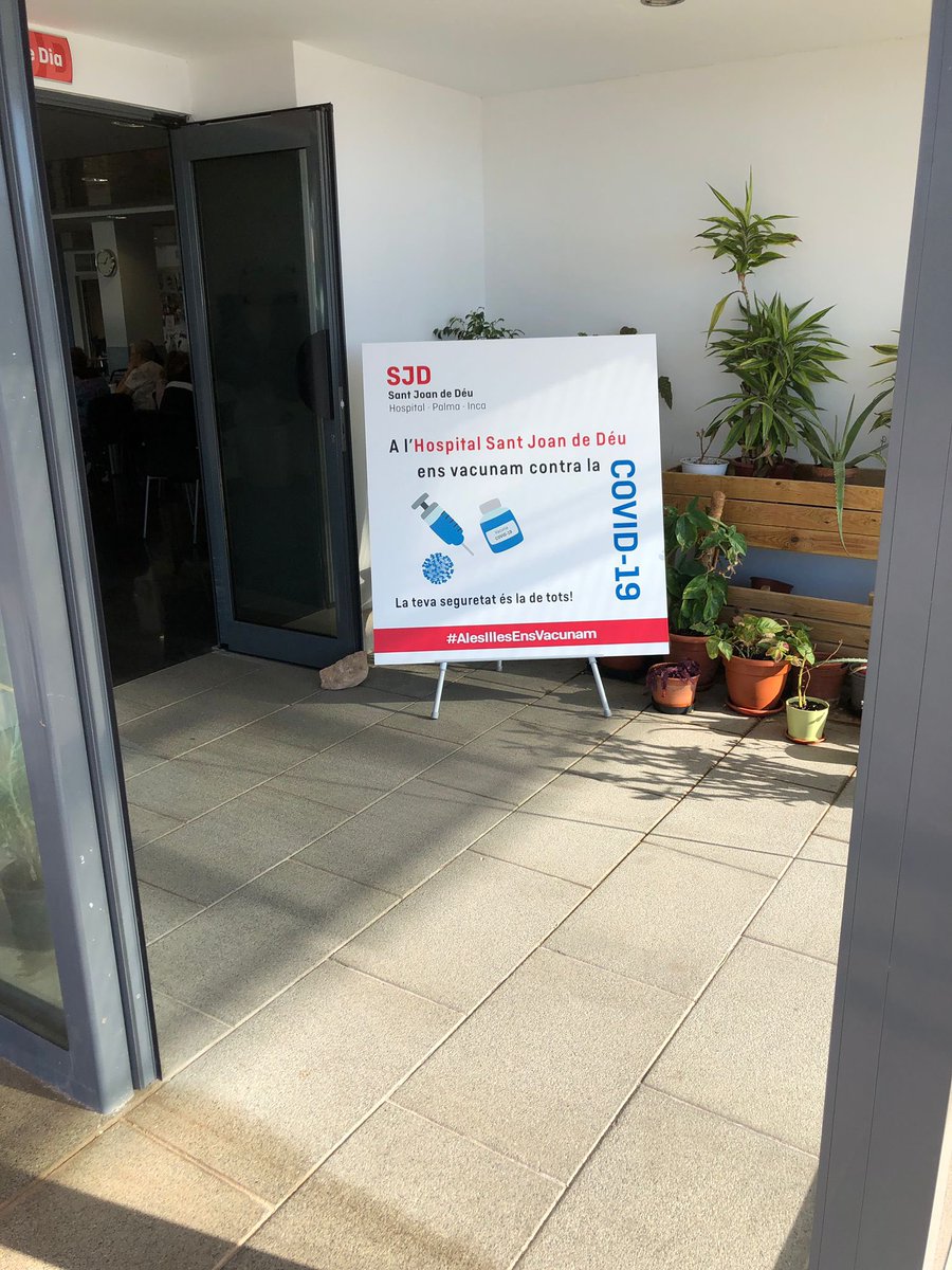 HSJD_PALMA_INCA's tweet photo. 💉 Hoy ha comenzado el Punto de Vacunación de @ibsalut para personas inscritas a través del #BITCITA
👨💻 https://t.co/AGkjcQUIO2
📍El acceso al Punto de Vacunación es a través de la entrada ubicada en el Paseo de Cala Gamba
📅 Habilitado hasta el 22 de diciembre
#vacunación https://t.co/K2KYyunGpE