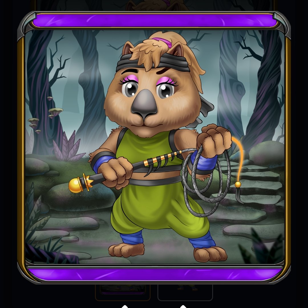 FabinDonado1's tweet photo. #wombat #WaxNFT #AtomicNFT #collectors #wombatchamps
Check out this Whip Sammy! (#99) https://t.co/VEhNGwngdc https://t.co/sQplqR9FR0