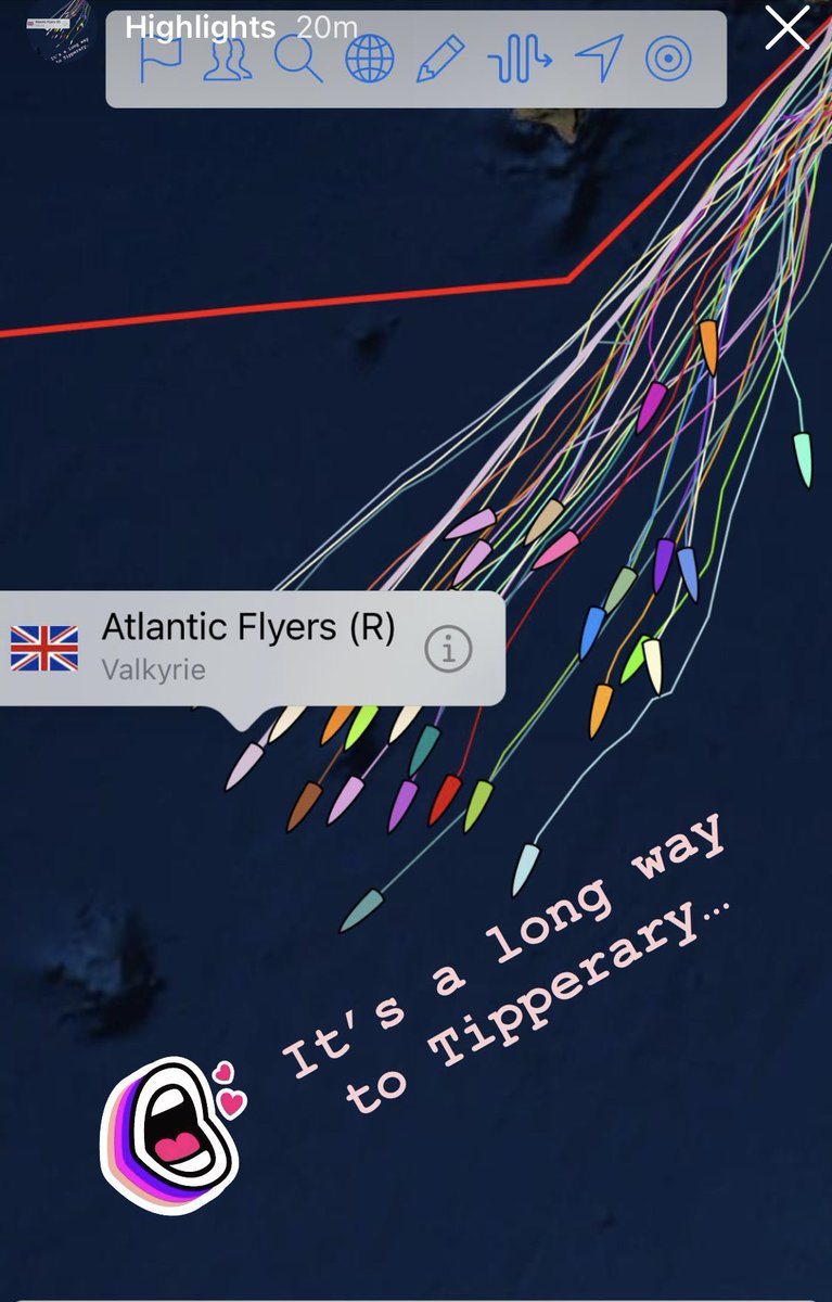 FlyersAtlantic's tweet photo. We’re so proud of the team’s #TWAC2021 performance! They’re in a great position with some strong competition around them.

While it’s a marathon and not a sprint, all teams are racing to get to the trade winds and avoid poor weather.

Who’ll get there first!

Time will tell. https://t.co/EEwy9f0MGf
