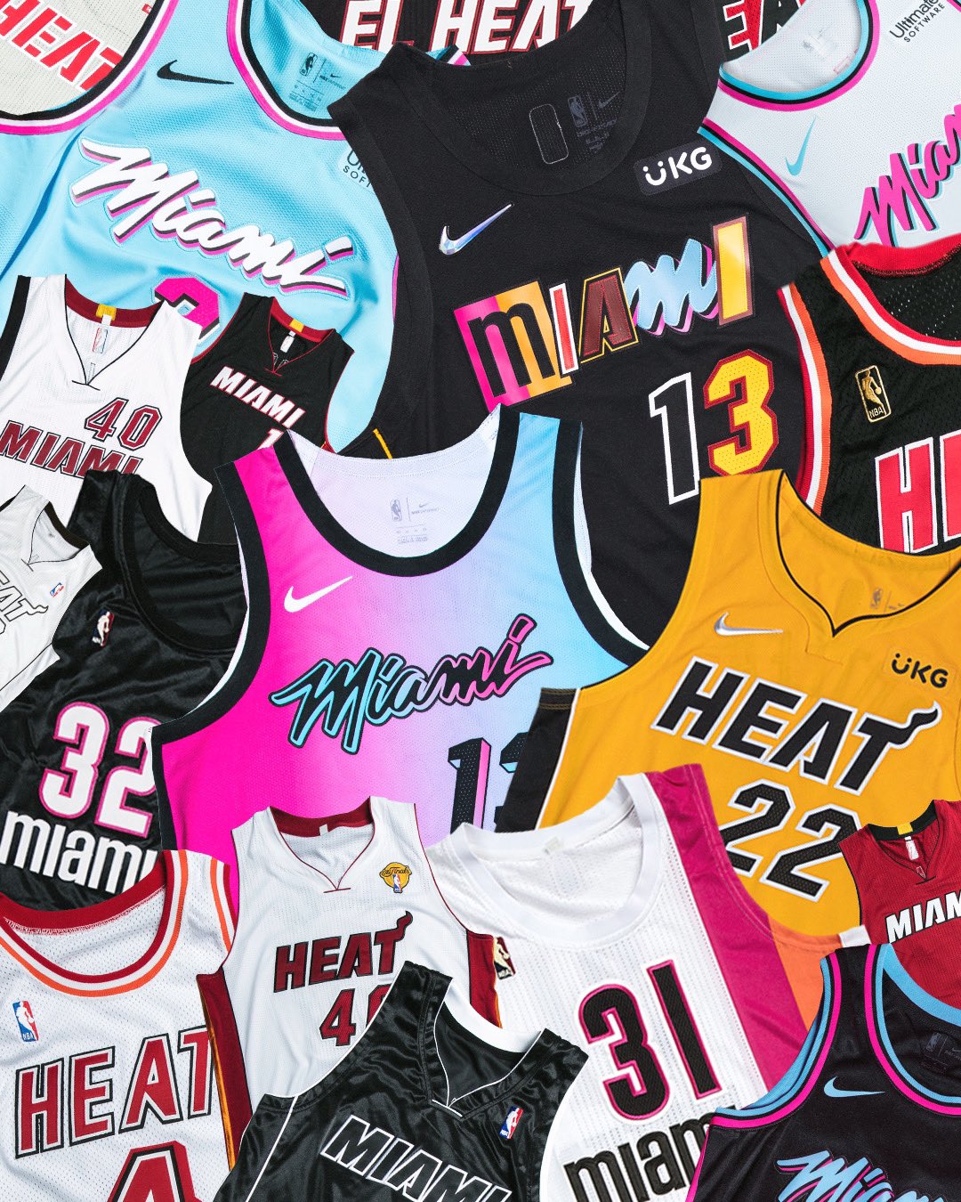 miami heat jersey design