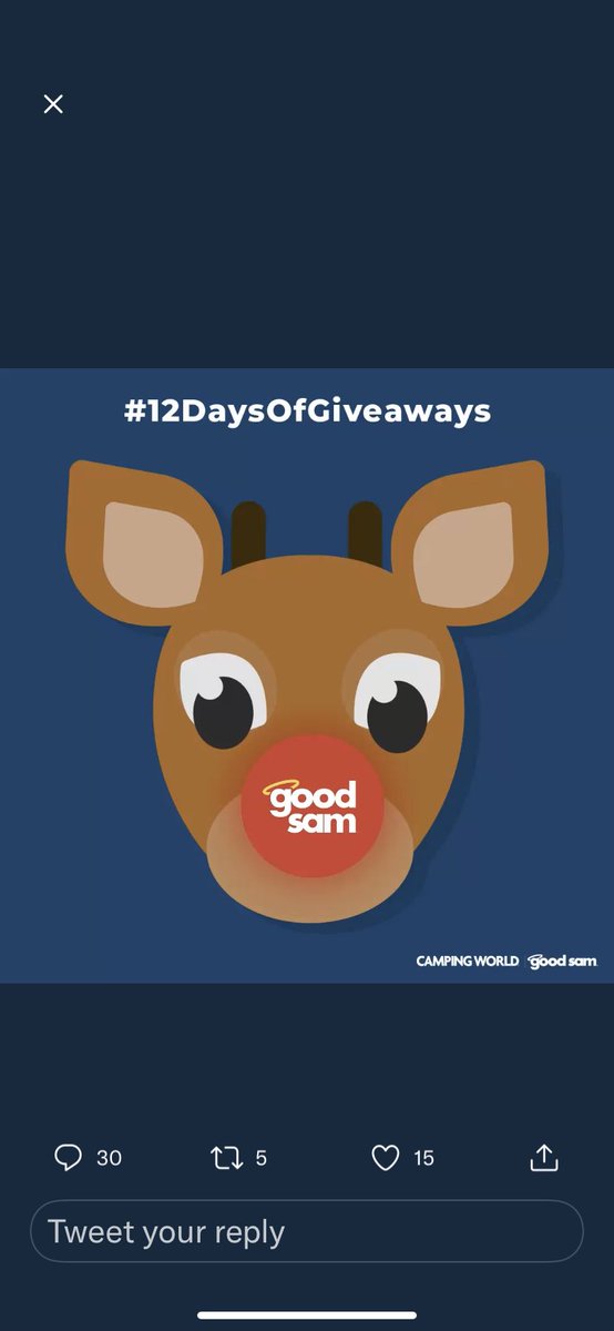 TeeleGoss's tweet photo. @GoodSam @CampingWorld #GoodSamSpotted https://t.co/vFf6SuUb8q