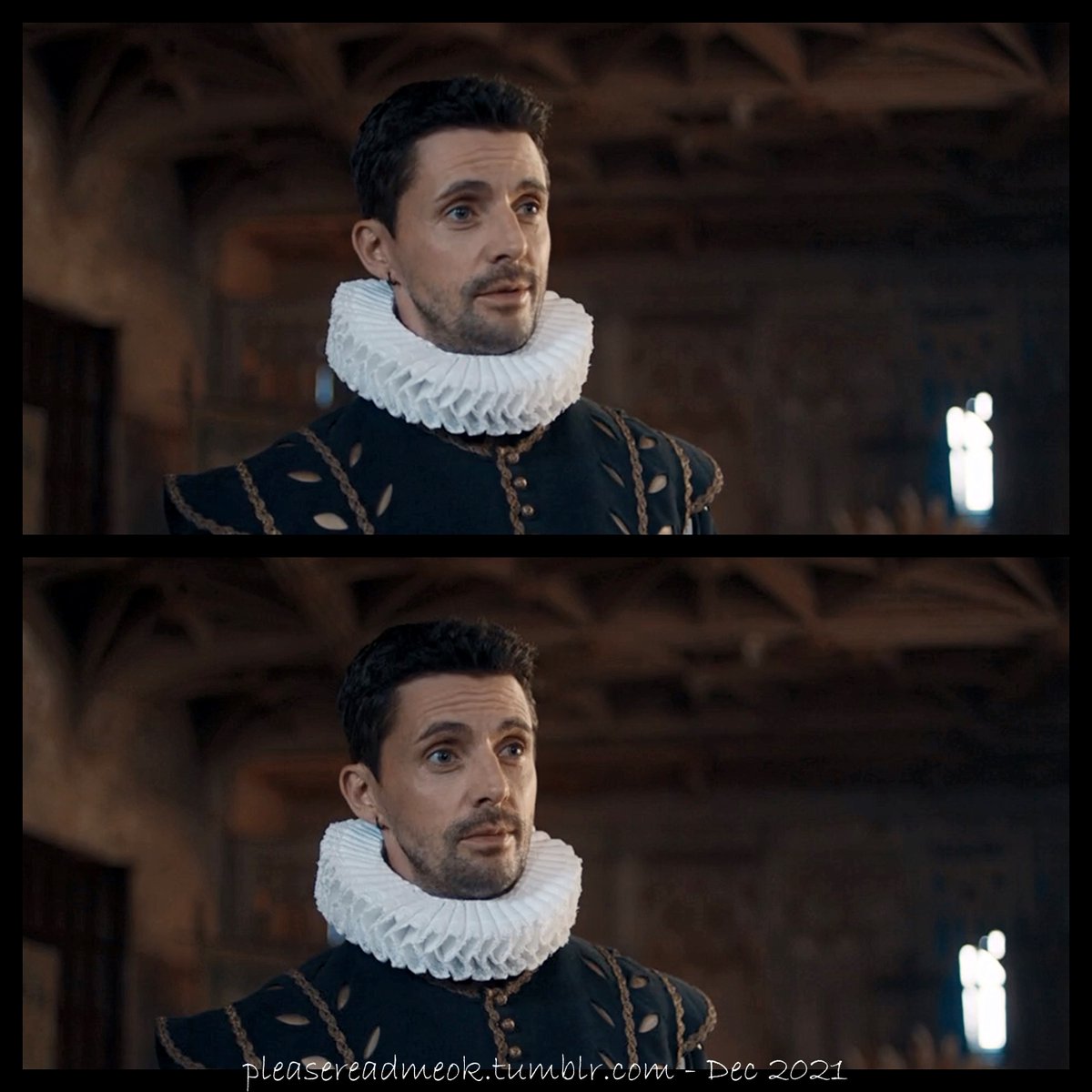PleaseReadMeOK's tweet photo. “You can be very persuasive.” 
Queenie sees right through your charm, Matthew Roydon. 
Pre-season 3 ADOW Rewatch - Season 2/ Episode 3
[📷 - ADOW S2:03 my edit]
#matthewgoode #adiscoveryofwitches #adow #adows2 #adiscoveryofwitchess2 #adowrewatch https://t.co/wiDZI44bdx