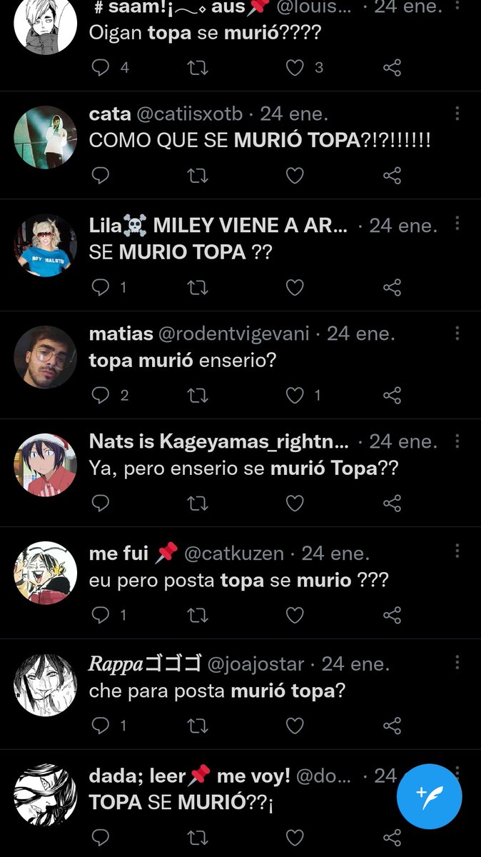 mgreys22's tweet photo. DEPSUES HUBO DIFERENTES MOMENTOS, EL DIA "SE MURIO TOPA????", la noche de "40 favs y @ a mi pc", también cuando usábamos los memes de marley y estábamos "." y te doy uno https://t.co/BATGJmEgSn