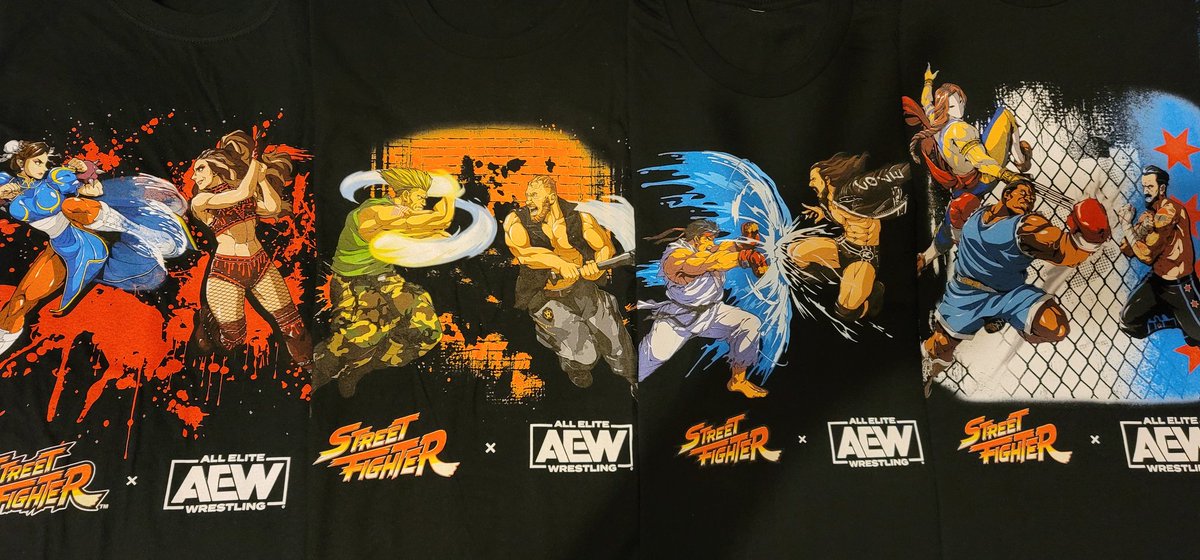 Picked up at #C2E2, @RealBrittBaker Street Fighter tee. @NERDSClothingCo keep this collab going forever. @AEW #AEW #DMD #AEWDynamite