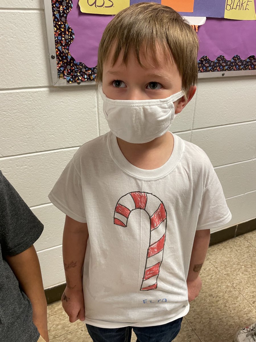 JCPSSuper's tweet photo. It was “Dress like a Candy Cane” day at @BlakeElementary. Great visit with engaging teachers and students ready to learn. #WeAreJCPS https://t.co/soVtHTRUOR