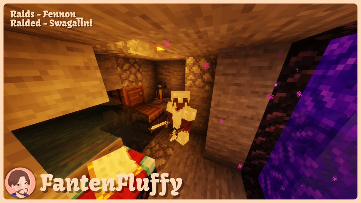 FantenFluffy's tweet photo. Diamonds, enchantment table, nether portal, brewing stand, potions - a bunch of stuff we got to day on our new hardcore Minecraft world! 🥳

See you again on Thursday! 🦣🦣

Raids - @_Fennon_ ❤️
Raided - @swagalini 😍 https://t.co/PffJiUoi6x