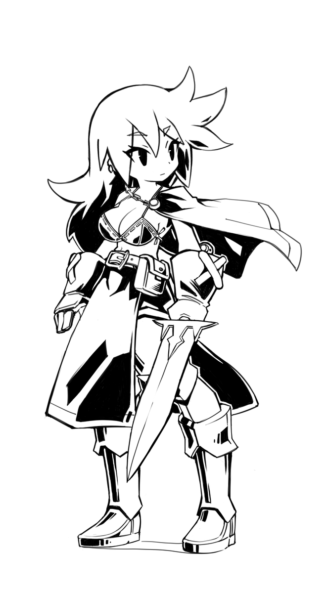 Random knight girl for warm-ups!