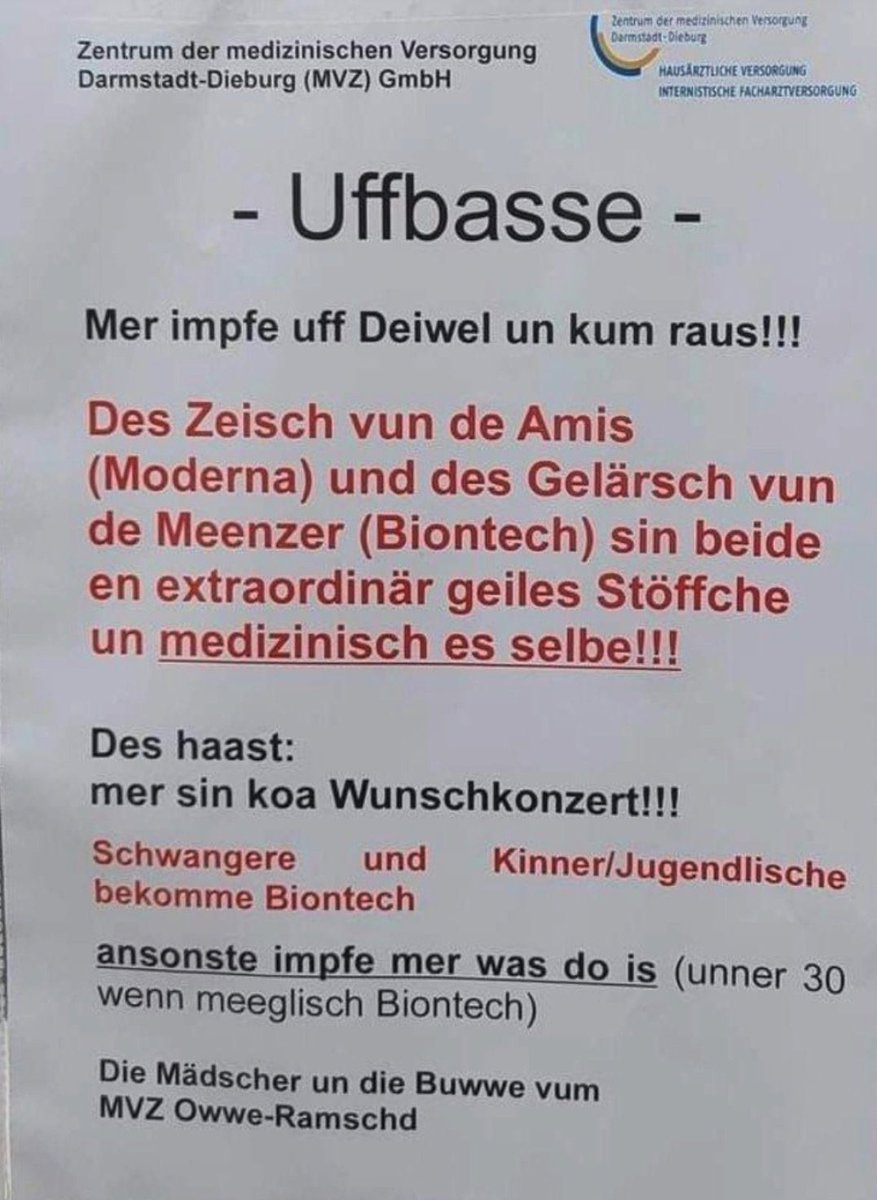 <a href="/DocOnco/">Dr. Michael Schmitz</a> Ein Hesse? #Zeisch