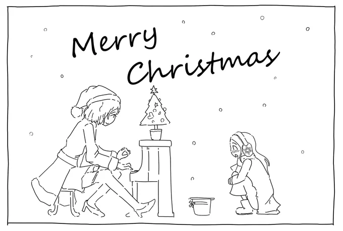 これはある方へのプレゼント用ですが
ちゃんと着色してネップリしマス
                                    クリしマス🎄 