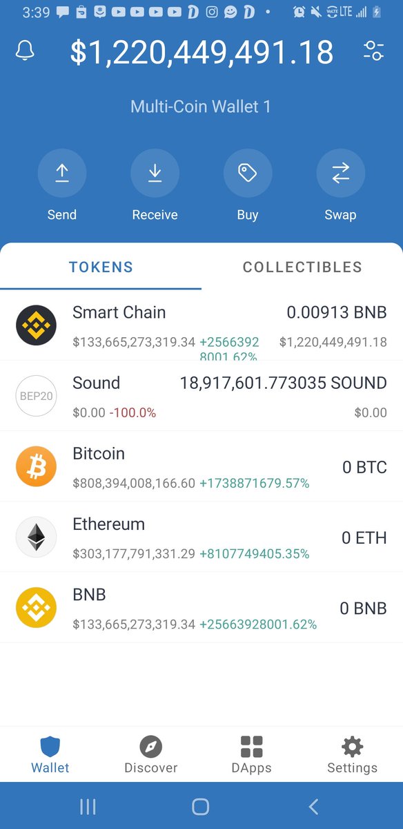 emmanuelezpay's tweet photo. @TrustWallet What's going on??? https://t.co/6ZtleVe0Qx