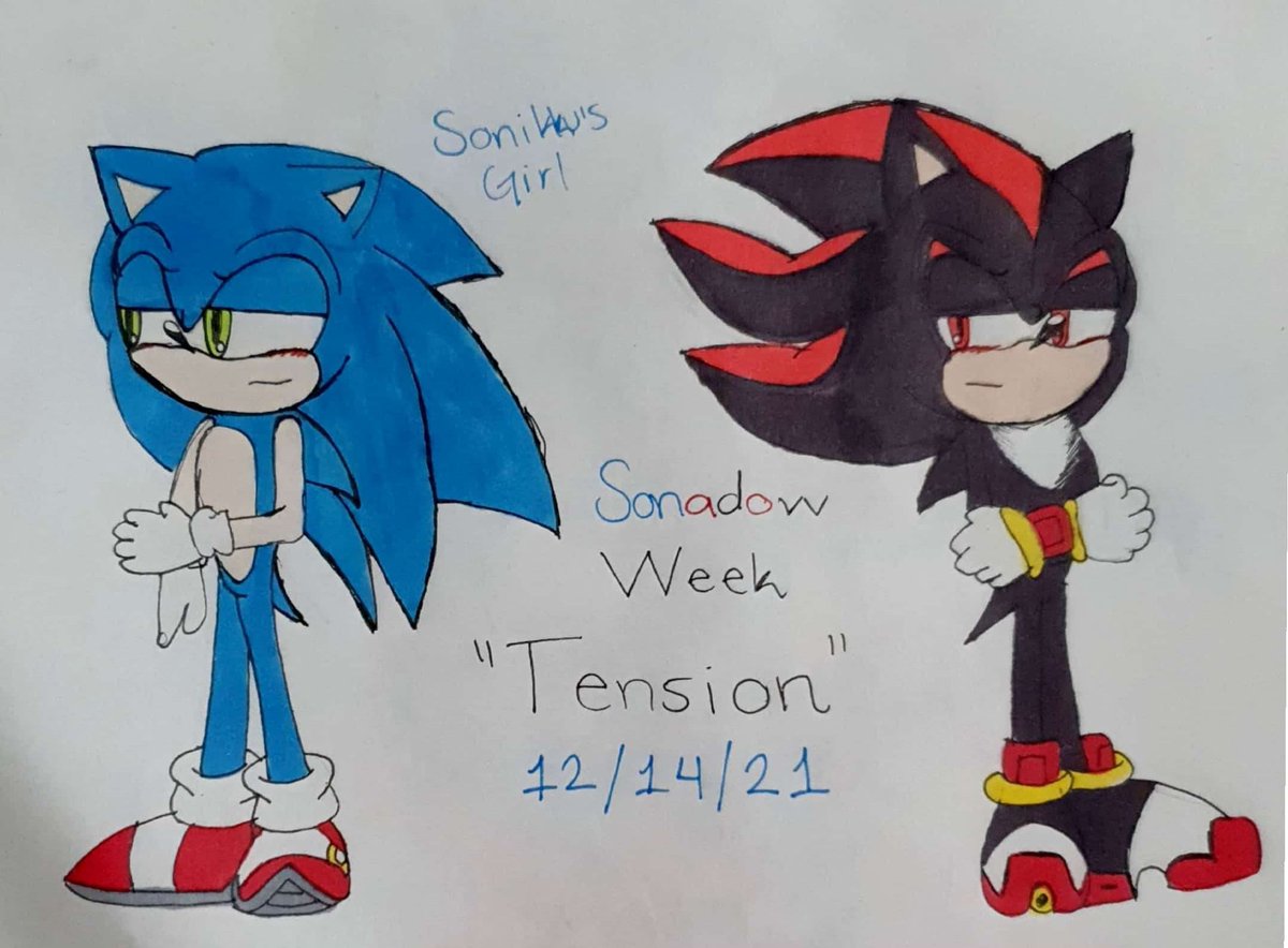 SonikkusGirl's tweet photo. Day 2 "Tension"  Sonadow Week 
@Sonadow_Week
@starlightzonee 
#Sonadow #SonadowWeek #SonadowWeek2021 #SonicxShadow #ShadowxSonic #Shadonic https://t.co/MoyN1iJMXI https://t.co/GgJsgZL4ta