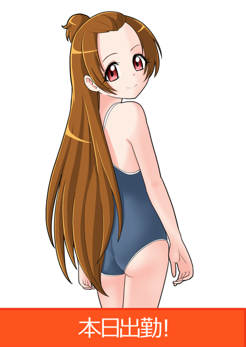「competition school swimsuit」 illustration images(Latest)