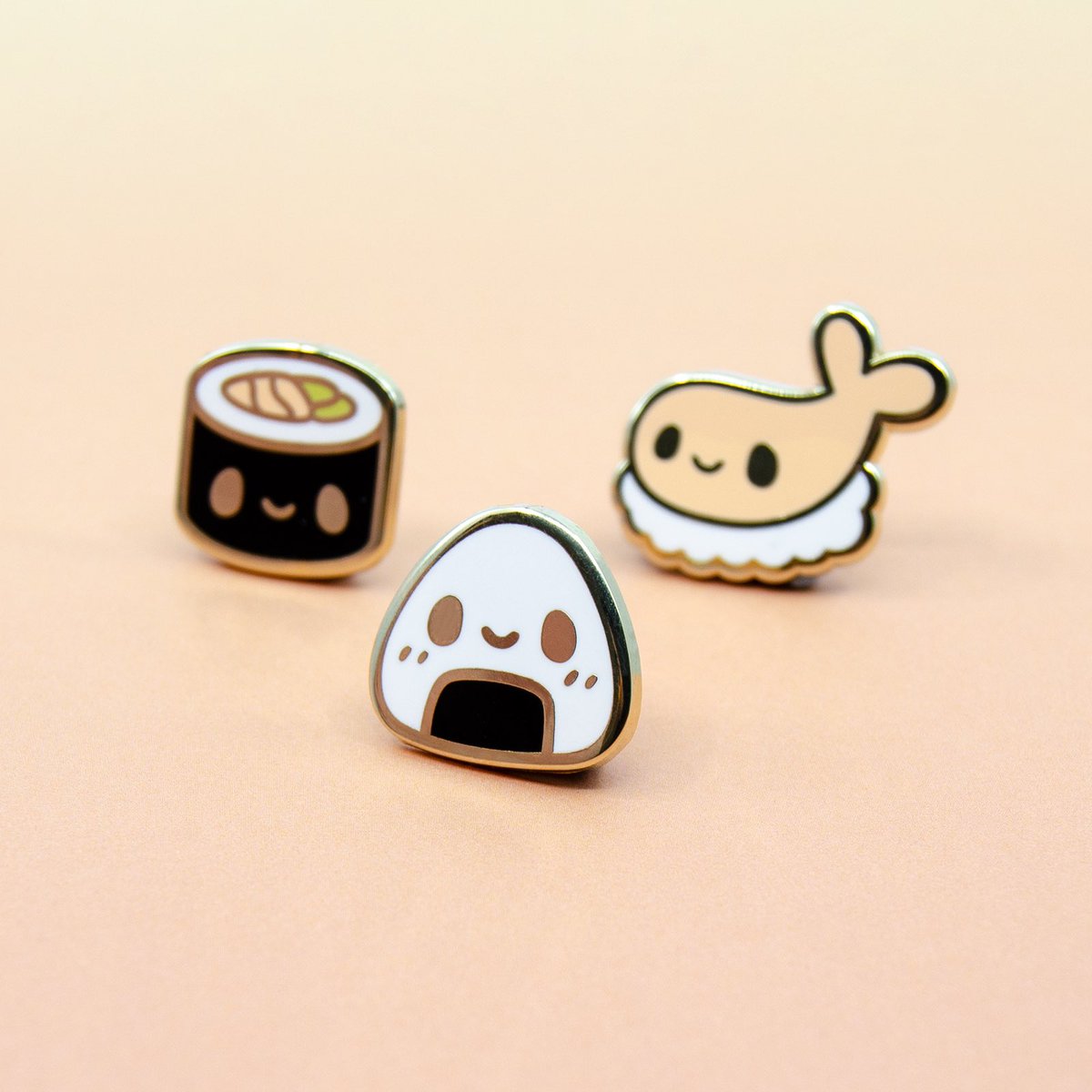 XintuStore's tweet photo. You guys are lapping up the sushi pins, probably my bestseller at the minute! I added a bunch of b-grade and seconds pin sets over the weekend after they sold out so quickly. Christmas is cray cray in the best of ways 🤣 Thanks for keeping me busy. https://t.co/nZxbQghb9E