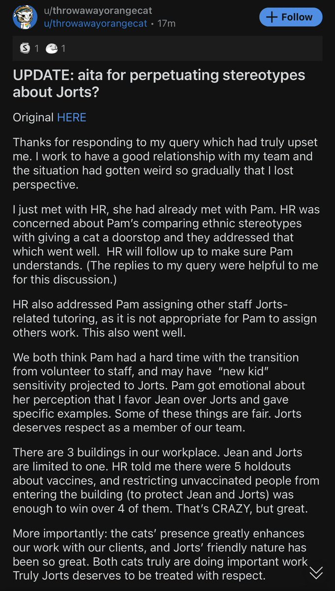 such_hockey_wow's tweet photo. @AITA_online OP has updated and Pam is not allowed to apply margarine to any co-workers. https://t.co/EPdD1ERmAP