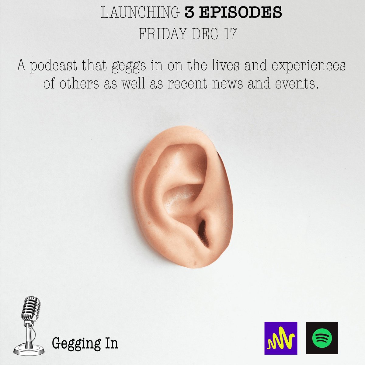 Hannah_C_Price's tweet photo. Podcast goes live on Friday…
Available to stream on #Spotify &amp; #Anchor

Please share!! https://t.co/zyAxYM9Y5M