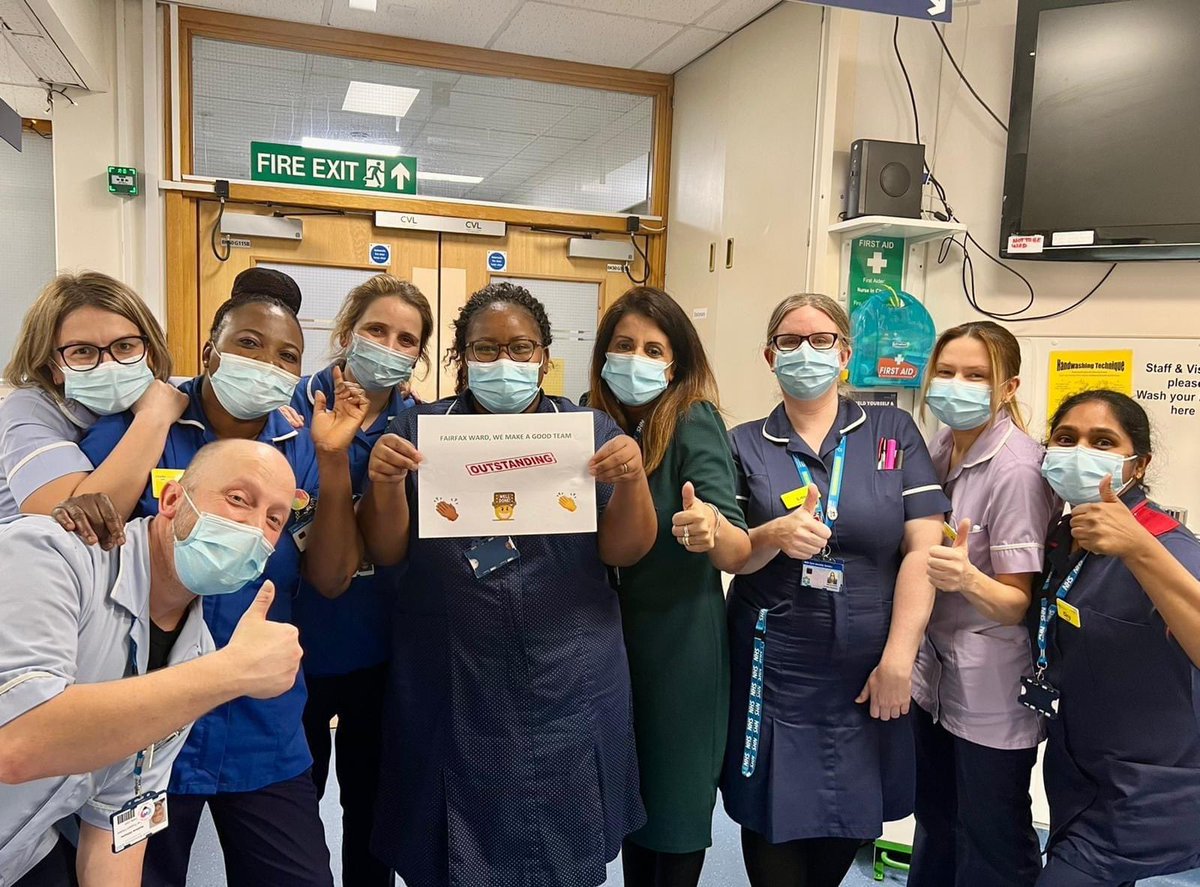 Congratulations to <a href="/team_swft/">Team Frailty SWFT</a> for getting outstanding in it’s ward accreditation from <a href="/NursesAdmiral/">AdmiralNurses@SWFT</a>
<a href="/GEHNHSnews/">George Eliot Hospital NHS Trust</a> <a href="/WyeValleyNHS/">Wye Valley NHS Trust</a> <a href="/Corporatenurses/">@SWFTSeniorNurses</a> @teamfarries <a href="/TeamNicSWFT/">Team Nicholas</a> @TeamVicSWFT Thumbs up to our Care of the Elderly wards.