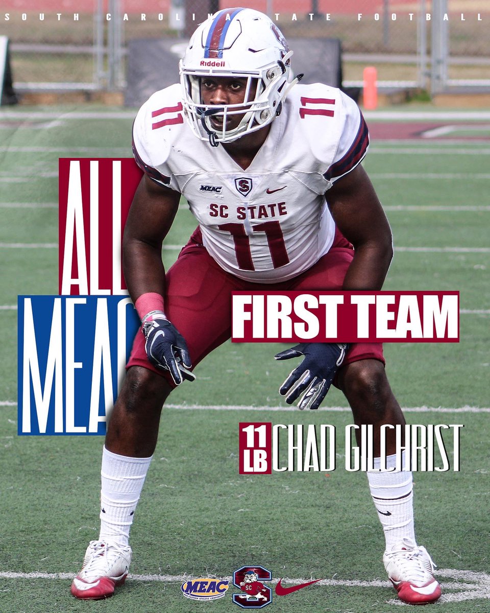 SCState_Fb's tweet photo. Big Shout out to our 1st team ALL @MEACSports BULLDOGS‼️
LETS GO!
@SCStateAthletic @SCSTATE1896 
#SoHard
#BiteDown
#FearTheBite
#Welcome2TheBurg
#BeatJacksonState
🔴🔵🐶🏈 https://t.co/Zu7rW9XI4p