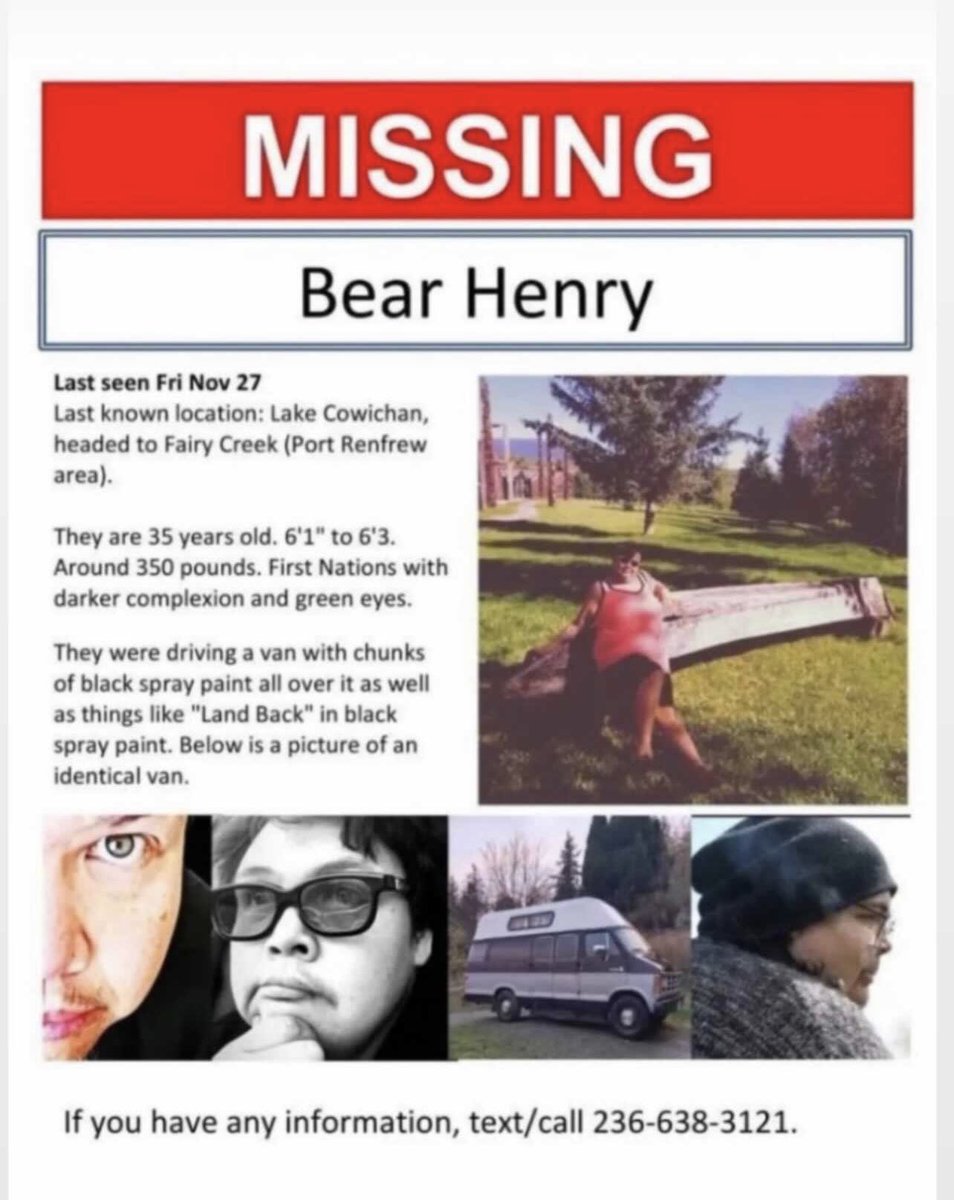 Please call the number on the poster if you have any information about Bear. If not please re-post. Ha’miiya