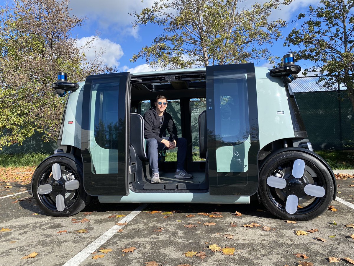 bertkaufman's tweet photo. The progress we have made at Zoox despite this strange moment in time is real and profound. The irony of this journey is that behind the invention and production of this robot are thousands of hardworking humans. Can’t wait for what’s next. #thisiszoox #MyFirstZooxRide https://t.co/iFEd3ybZmf