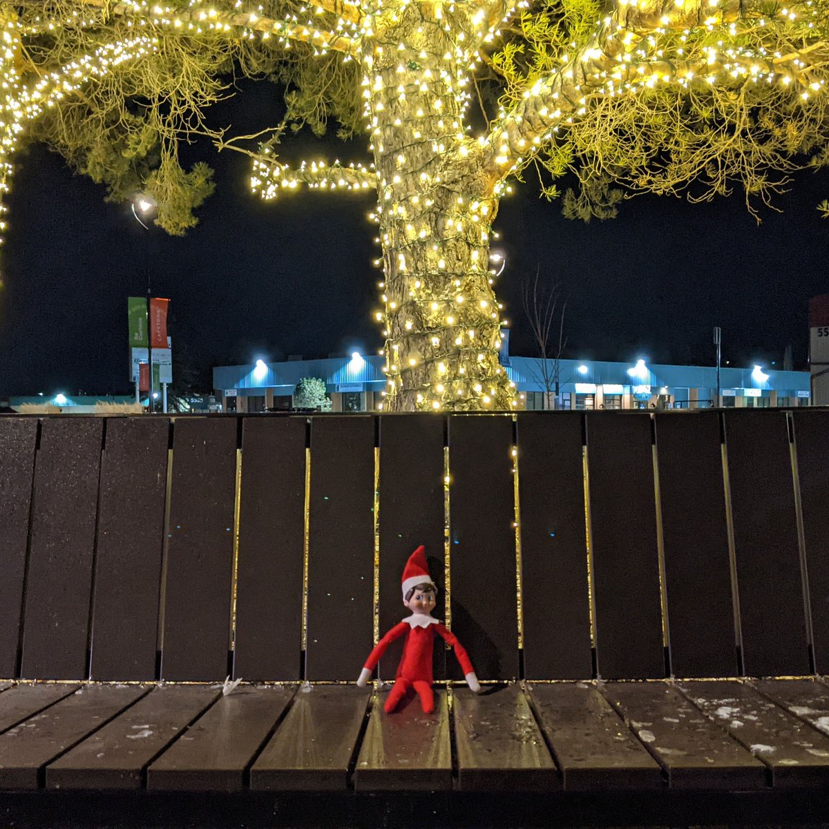 <a href="/BIG105/">BIG105</a>'s Elfie is hanging out in  Capstone! 
Visit <a href="/BIG105/">BIG105</a>'s Facebook Page to find out how you can enter to win gift cards from <a href="/DOSECoffeeCo/">Dose Coffee˚</a>