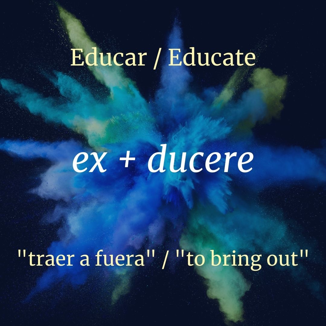 evolvingeduorg's tweet image. 🇪🇸 ¿Qué significa #educar? Es una palabra latina formada de "ex" (fuera) y "ducere" (traer). Es decir, educar significa "traer fuera", sacar lo mejor de cada niño. 🙌
🇬🇧 To educate means "to bring out" the best of children. 🎈
#education #childrensuccess #holisticeducation