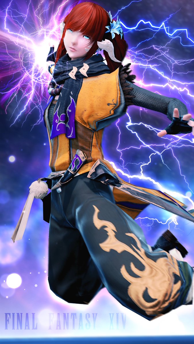 It keeps killing me, but it looks cool~ 
⚡️⚡️⚡️Fleeting Raiju ⚡️⚡️⚡️
#gposers #FF14 #FFXIV