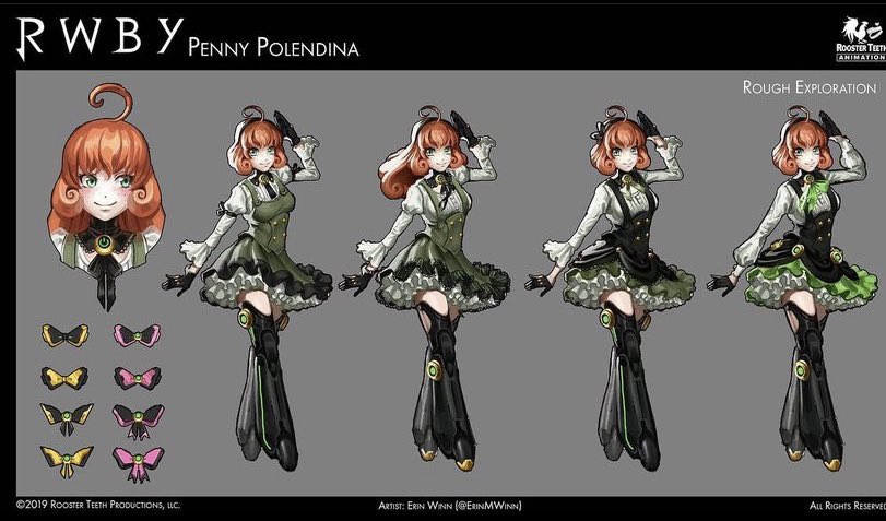 penny polendina v7 concept art - by ein lee
