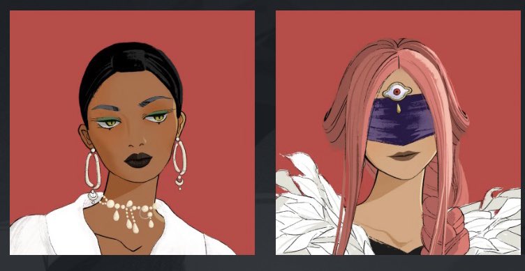 MissTraa's tweet photo. I minted my first NFTs. Introducing my beautiful @crypto_coven witches ✨ https://t.co/5n6BzkVPtZ