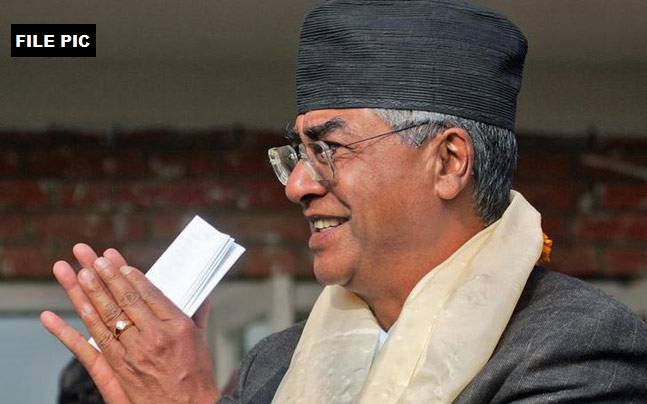 ANI's tweet photo. Nepal Prime Minister Sher Bahadur Deuba wins the election of the president of the Nepali Congress during the party's ongoing General Convention. https://t.co/ni4Mwb4cWs