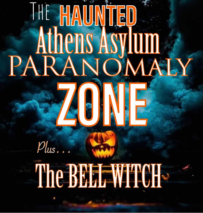 PARAnomalyZone's tweet photo. Btw, don’t miss out on the latest episode! It was a ghoulishly good time chattin’ it up about the #Haunted #AthensAsylum, followed by our #OneLastTake on #TheBellWitch! #paranormal RT https://t.co/IwWRz0Kb79 https://t.co/gHcTbLIhKk