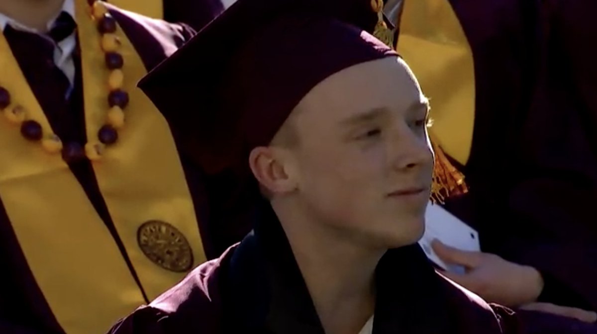 WPCareySchool's tweet photo. Shout out to W. P. Carey grad Lucas Kauffman, who served as a WPC 101 facilitator, was a Team Lead during the transition back to campus, navigated multiple online engagement activities for Sports Business Association, and was also a Peer Advisor to his classmates. #WPCGraduation https://t.co/ZT5Zt1iIqS
