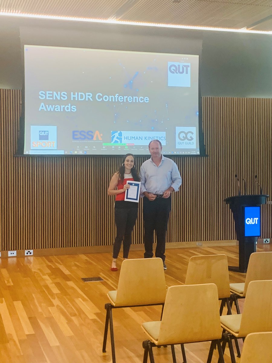 VinceKellySport's tweet photo. 2nd Place Award for SENS HDR Conference Presentation

Karen Mackay Phillips @kmackayp  

Effects of α-lactalbumin on strength, fatigue and psychological parameters

#SENSatQUT https://t.co/zaCtqMrqQO
