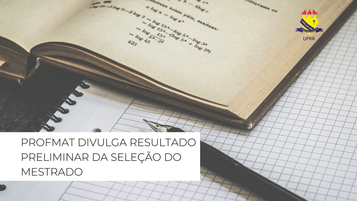 UFRROficial's tweet photo. Gente, saiu o resultado preliminar da seleção do Mestrado Profissional em Matemática (PROFMAT). Acesse: https://t.co/Vipe3Ahxdw
#profmat #roraima #matemática #mestrado https://t.co/jqr3Xrm2jW